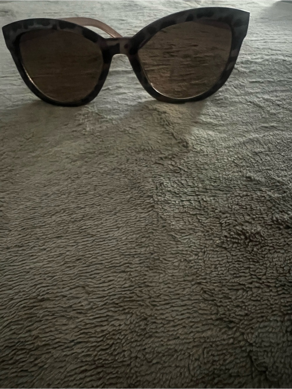 Jones New York Tortoiseshell Cat Eye Sunglasses - Brown Lenses